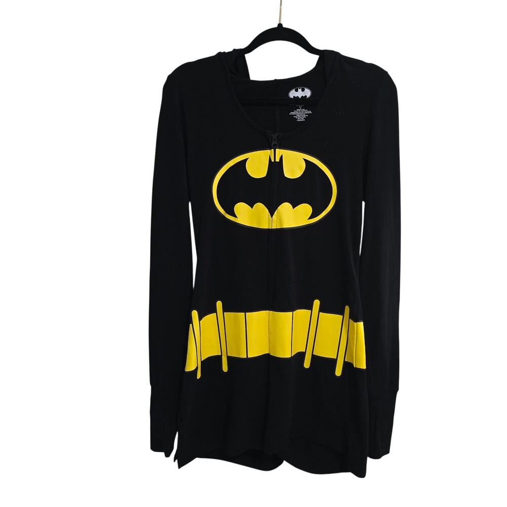 Batman Black Hooded Romper Sz M